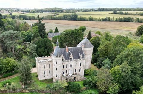 This outstanding chateau, overlooking an idyllic river setting with stunning countryside views, is steeped in history and dates back to the 12th century. Its secluded and peaceful location, nestled within the protected regional nature park of la Bren...