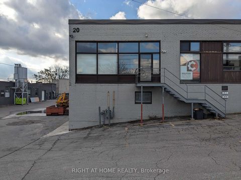 Prime Location Close To Highways And Transit. Flexible Office, Storage, Shop, Or Warehouse Space. 836 Sqft Main Floor Office + 2,823 Sqft Lower Level Storage/Warehouse Space With 11 Ft Ceilings. Washroom And 2 Grade Level Roll Up Shipping Doors.