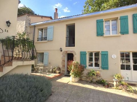 This delightful 2-bed cottage sits within a converted Monastery, in the centre of the delightful market town of Vouvant. There is a large communal pool and 6 acres of private riverside grounds. The shops and restaurants in Vouvant are a few minutes w...