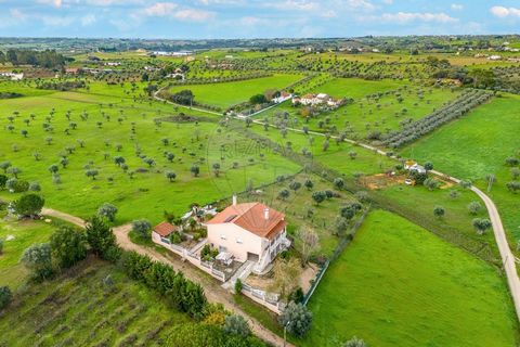 Description Fabulous 4 bedroom villa, with stunning views of the Ribatejo Plain - For own housing or investment - Very well built and with little use. (Discover the charms of this property by accessing the VIDEO DRONE) We are faced with a house with ...