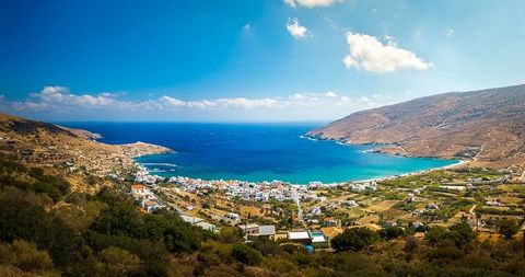 Pour la vente d’un terrain de 30750 m2. à l’île d’Andros. 800 m. de la mer avec wiew de South Evia, Kavo Doro. L’intrigue peut être vendue en entier ou en parties. Ce n’est pas une terre forestière. Il a une route tout au long de l’intrigue. Prix 90....