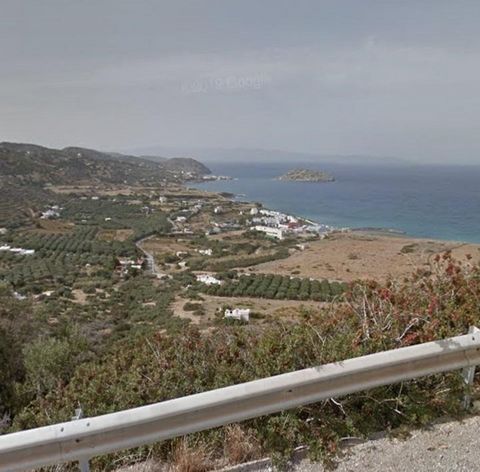 Crete, Sitia, Community of Sfakas, location Arkalies. For sale a parcel 2.700 sq.m., 30 olive trees, outside of city plan, amphitheatrical, corner, 2-sided, buildable, builds 200 sq.m., electricity, water supply, 500 m from sea, panoramic sea view. T...