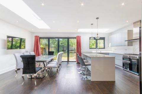 A fantastic semi detached corner property that has been recently refurbished to an excellent standard to provide the perfect family home. The accommodation comprises on the ground floor a wonderful entrance hall, double reception room, stunning kitch...