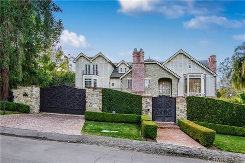 Welcome to this magnificent manor sited on nearly 3/4 of an acre on one of the most prestigious streets in the Encino foothills, standing elegant and poised, awaiting a buyer who appreciates the finest quality and taste, and eagerly awaits an opportu...