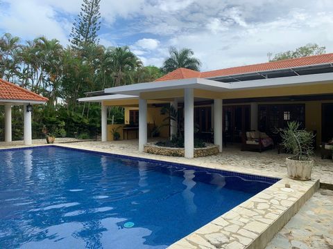 Nestled in an exclusive gated community on the stunning north coast of the Dominican Republic, this luxurious 3-bedroom, 3-bathroom villa offers the perfect blend of modern elegance and tropical serenity. Fully furnished with high-end d--cor and thou...