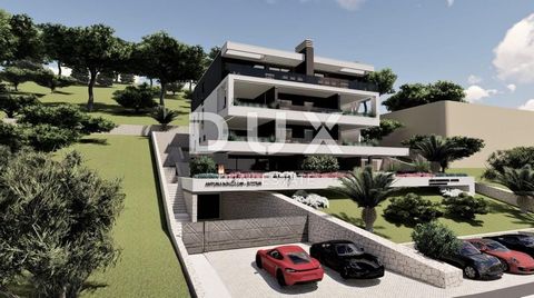 Location: Primorsko-goranska županija, Opatija, Opatija - Centar. OPATIJA, CENTER - attic apartment with a view in a new building above the center of Opatija We offer exclusive apartment A10 of 126.08 m2 in the attic of a new building above the cente...