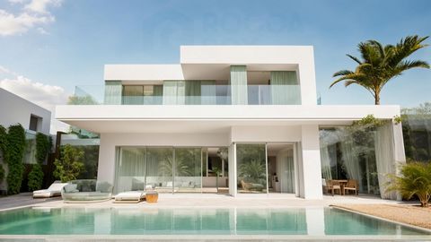 Sofistikering och excellens i hjärtat av Estepona. Denna fantastiska villa, byggd med de finaste materialen från Gunni & Trentino, ett företag känt i över 50 år för sin kosmopolitiska smak, engagemang för excellens och noggrann uppmärksamhet på detal...