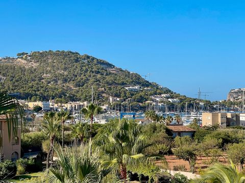 Exclusive, very bright penthouse with sea views located just a stone's throw from the marina. Built approx. 101m², plus a covered terrace of 14m² with beautiful views of the sea and the Port. Consisting of two bedrooms and two bathrooms (with bathtub...