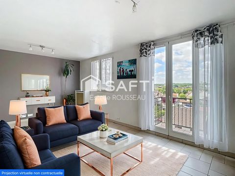 T4 vue dégagée, proche commerces/ école/ 17 mn RER