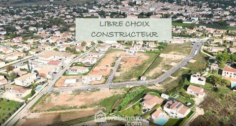 Terrain constructible - 512m² - Pourrières