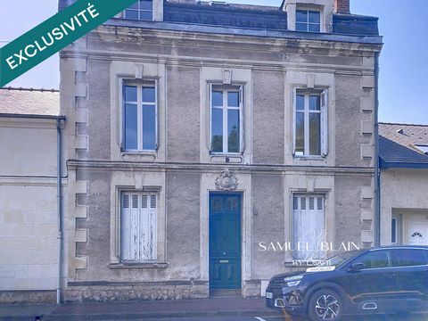Maison de ville, 5 chambres, cheminées, jardin, grand garage.