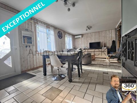 Maison 3 chambres + 1 bureau + garage + atelier