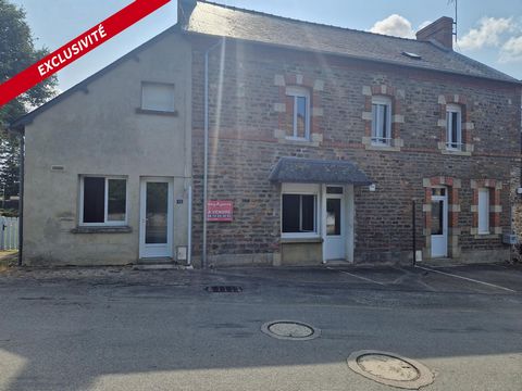 Maisons en pierre - centre de Mernel - Espace au calme