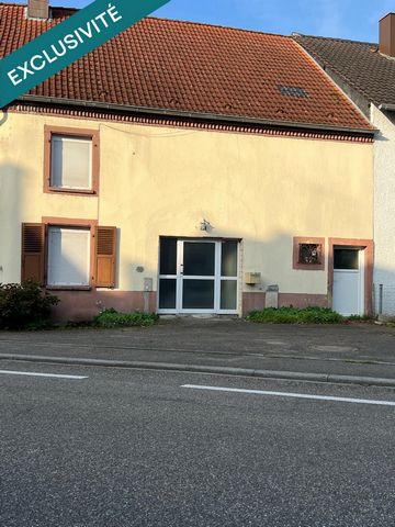 Maison individuelle mitoyenne 2 côtés d'environ 106m2 sur un terrain de 328m2 située à KESKASTEL