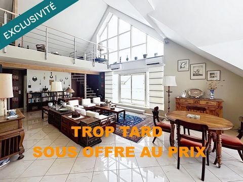 Appartement de 120 m2 (102m2 carrez) avec grande terrasse et balcon