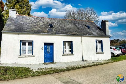 This pretty 2 bed detached cottage with fenced garden, outbuilding and parking is situated on the outskirts of the village of Landeleau with a primary school, shop, bar, and restaurant. It is situated on a no through lane leading to the picturesque r...