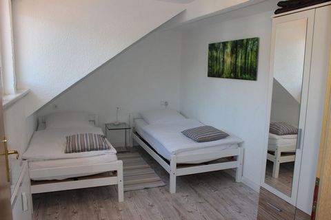 The bright apartment for two persons is completely renovated and modernly furnished. It is located in a quiet residential area close to the forest. Sports centre, tennis courts, riding facilities, a large leisure pool, restaurants and shopping facili...