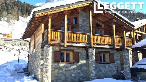 A26294JQB73 - For sale in the beautiful, authentic ski resort of Sainte Foy Tarentaise, a magnificent, high quality chalet. The very desirable location is Ski In Ski out from the Plan Bois piste to the centre of the resort. This highly luxurious, rec...