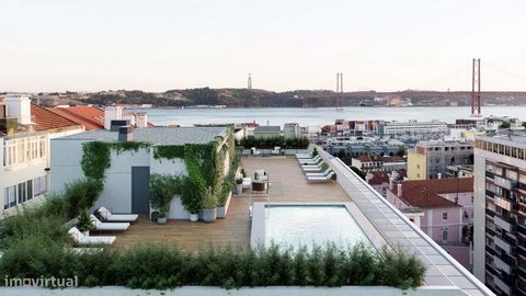 Located in the heart of Lisbon, close to the Tagus River, this luxurious apartment under construction is the perfect refuge for those looking for a balance between sophistication and convenience. With a spacious bedroom and an elegant bathroom, this ...