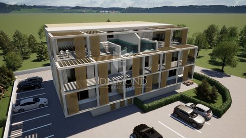 Location: Istarska županija, Poreč, Frata. Istria, Poreč, Surroundings New construction in a building with an elevator in the vicinity of Poreč. An apartment with a total size of 61.17 m2 is for sale, with one bedroom on the first floor and a separat...