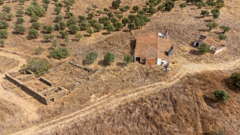 Typischer Alentejo-Bauernhof, gelegen im Dorf Marmelos, Pfarrei Santiago Maior, Gemeinde Alandroal, Alentejo. Nur wenige Minuten von Évora und Elvas entfernt und mit einfachem Zugang zur Grenze zu Spanien. Beschreibung der Immobilie: Gesamtfläche: 16...