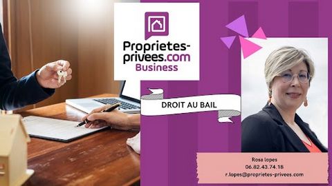 Rosa Lopes offers for sale the right to lease a commercial premises ideally located in Cancale. With a surface area of nearly 50 m², this premises benefits from two windows of 4 meters each, offering good visibility for your activities. The room is c...