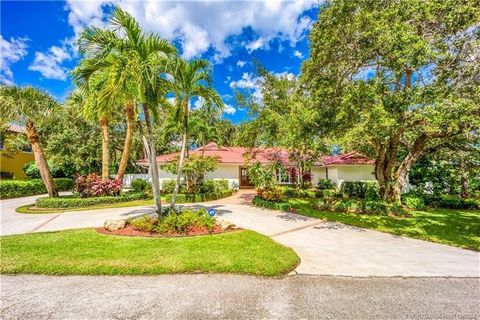 HUGE OPPORTUNITY! You can FEEL the LOVE walking thru the front doors! Beautifully appointed coastal inspired home is offered fully furnished and turn key. Nestled in coveted South Sewall's Point on lushly landscaped .46 acres adorned with majestic oa...