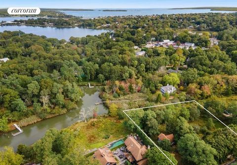 Land Opportunity in Sag Harbor moments to Main Street, Mashashimuet Park and Long Beach. Enjoy Village life, the park tennis club and sunsets over Noyack Bay. Develop or build your village dream house bordering Ligonee Brook Creek with water views, p...