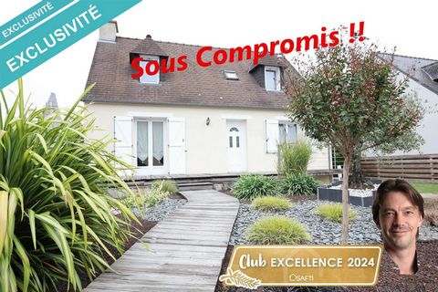 Sous compromis !! Sur la commune de Noyal-sur-Vilaine, dans une impasse, maison de lotissement sur sous-sol complet d'une surface de 135 m² habitable sur son terrain de 515 m². Elle se compose : - au rez de chaussée : une entrée avec placard, une cui...