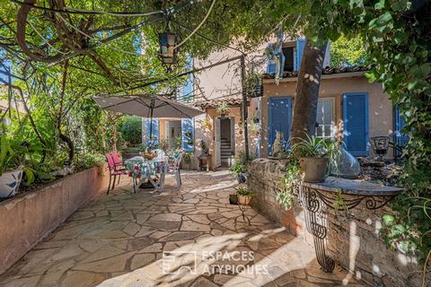 En exclusivité, dans le quartier prisé du Petit Juas, à seulement quelques minutes à pied de la Croisette, découvrez cette maison provençale de 71m2 habitable en forme de tour. Intime et pleine de caractère, elle séduit par son esprit cosy et sa conf...