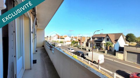 Bel appartement au PREMIER ETAGE avec BALCON, CAVE et STATIONNEMENT SOUTERRAIN