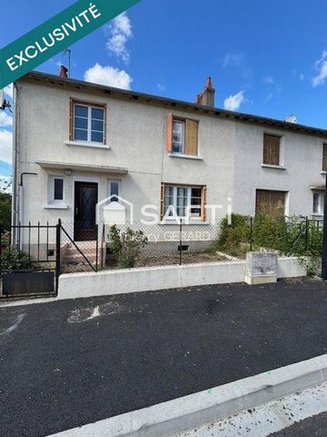 Maison 5 pièces 3 chambres ,90 m² Hab , sur terrain clos de 1000 m2 environ a Neuvy sur Loire 58450