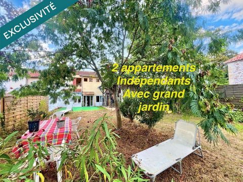 MAISON 2 LOGEMENTS PROCHE CENTRE AVEC GRAND JARDIN ET PUITS