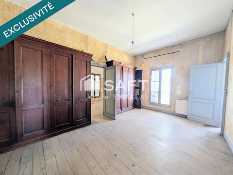 Maison de ville en pierre – 96 m² – plein bourg de Saucats