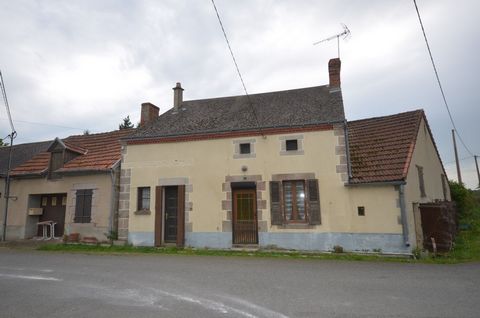 Fiche N°Id-LGB177667 : Soumans, secteur 10 mns de boussac, Maison d habitation d'environ 56 m2 comprenant 6 piece(s) dont 1 chambre(s) - Construction Pierres de pays - Equipements annexes : jardin - garage - double vitrage - cellier - combles - cave ...