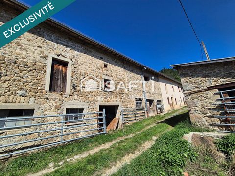 Ancien corps de ferme avec terrain 5000m² et étang