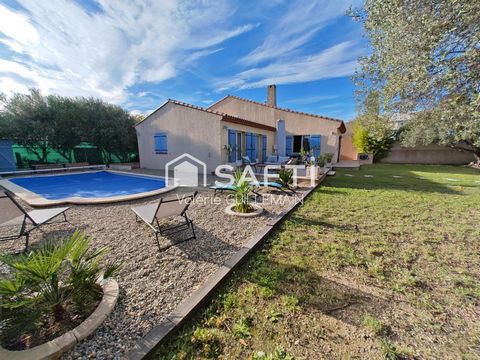 Maison T5 de 1989 de 150m² sur 755m² de terrain avec piscine garage