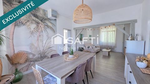 Jolie maison atypique rénovée T6 semi individuelle, grand jardin et garage