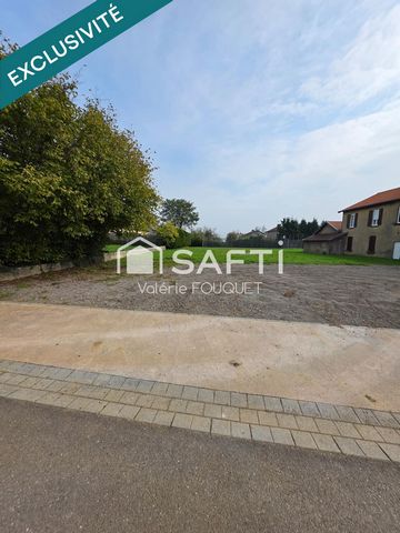 Beau terrain plat