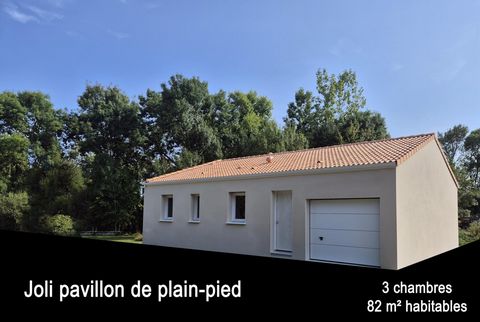Joli pavillon récent de plain-pied - 3 chambres