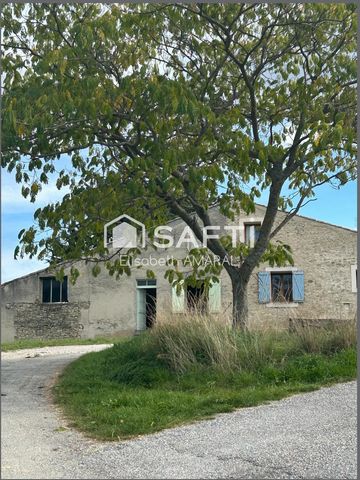 Authentique corps de ferme en pierre au cœur de la campagne de Niozelles