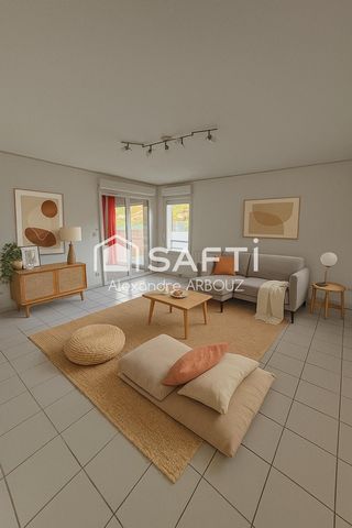 T3 rdc avec jardin 180m2 et piscine en résidence