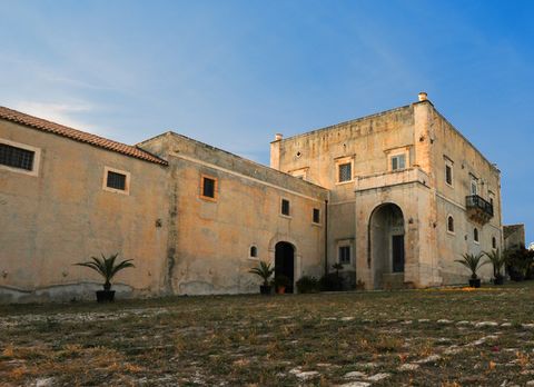 Fortress Bruno is an ancient fortress of the Noto Valley immersed in the wild Mediterranean vegetation, typical of the Iblean countryside The buildings are divided in 2 blocks by a huge central patio, so-called patio grande of circa 4,500 sq. m paved...