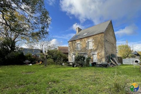 ILLE-ET-VILAINE, Pleine Fougeres, Stone-built family home with 3/4 beds and large renovated attic. Possibility to create further rooms. 3/4-bed stone house, renovation partially completed, on an enclosed plot of 1200m2, in a quiet countryside area bu...