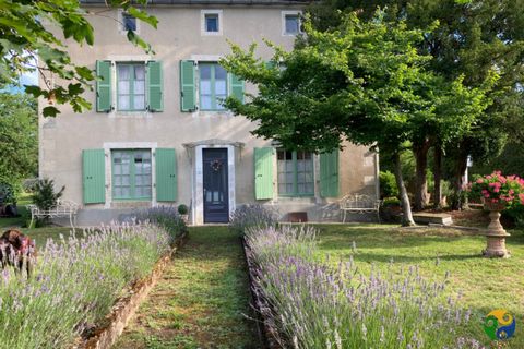 Situated in a pretty village just a few minutes drive from the town of Ruffec, this maison de maitre style house is of elegant proportions. Extended to the rear, the house has been renovated recently to provide substantial family accommodation. The g...