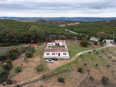 LOOKING FOR A LOT IN MARTIM LONG - ALCOUTIM FOR SALE ?? Hill with 59thousand m2 of land and with 4 bedroom villa inserted in plot of 920m2 with gross construction area of 210m2 of 1956 remodeled in 2004. The villa consists of: Entrance hall 12m2 Livi...