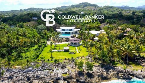 Welcome to your own piece of paradise! This stunning and uniquely designed private oceanfront estate is nestled on one of the most exclusive streets in Las Galeras, offering a luxurious and tranquil living experience. Custom-built in 2020, this magni...
