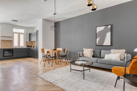 For stays longer than 1 month, we offer custom pricing. Please reach out for an exact quote! Discover the best of Vienna, with this modern apartment in a great location. It’ll be easy to simply show up and start living in this fashionably furnished a...