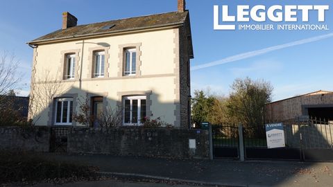 A25819TMC53 - Presenting this beautiful, fully renovated 'maison de maître' boasting 125m2 of living space, 3-4 bedrooms, in a serene village 5 mins from Lassay les Chateaux - voted 