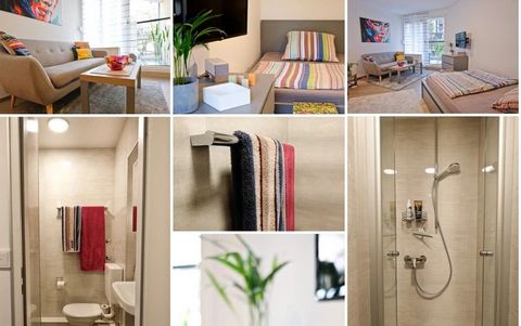 Freshly renovated designer apartments in modern design, impressive comfort and a pinch of coziness are the guarantee for modern and relaxed living. Business people, university or job commuters will find in our apartments after work all the nice and u...
